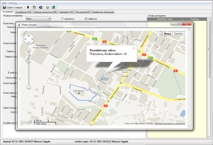 eSrwisant - Mapy Google